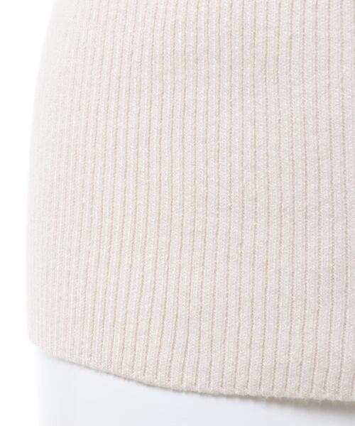 INGNI（イング）の「デコルテオープン／ニット（ニット/セーター・レディース・ブラック/オフホワイト/ボルドー/ブラック×ホワイト/ホワイト×ブラック・M）」の11枚目の写真