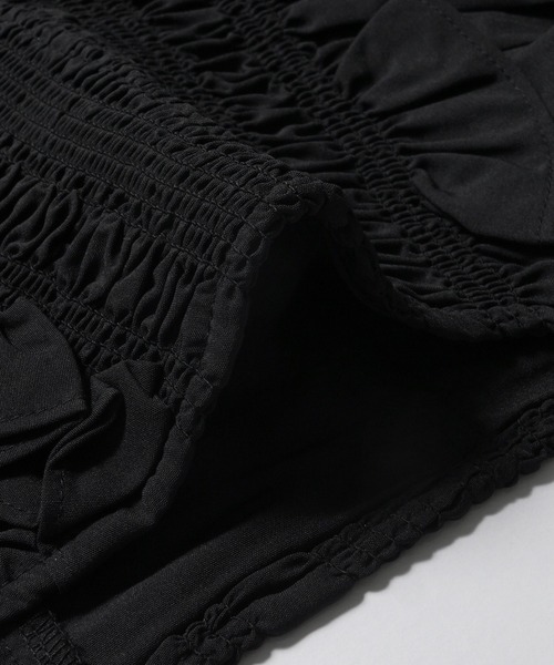 coca（coca）（コカ）の「フリルカラー長袖ブラウス（シャツ/ブラウス・レディース・ホワイト/ブラック・M/L）」の18枚目の写真