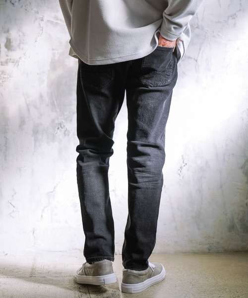BAYFLOW(ベイフロー)の「ストレッチデニム スキニーパンツ 23SS(デニムパンツ・メンズ・ブラック/ライトブルー/ブルー・SMALL/MEDIUM/LARGE)」の9枚目の写真