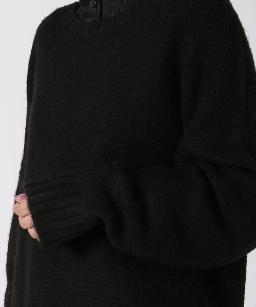 REDYAZEL（レディアゼル）の「ＭＩＸニットプルオーバー（ニット/セーター・レディース・オレンジ/ブラック/グレー・FREE）」の9枚目の写真