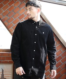 Carhartt ロゴコーデュロイ長袖シャツ