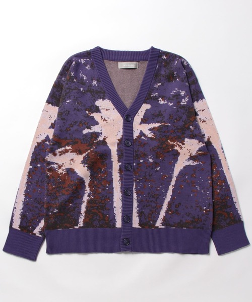 ZARD カーディガン Wizzard ウィザード / JACQUARD KNIT CARDIGAN ジャガードニット