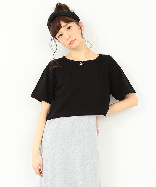 CAROLINA GLASER（カロリナ グレイサー）の「CAROLINA GLASER / バックオープンカットソー（Tシャツ/カットソー・レディース・ホワイト/ブラック・ONE SIZE）」の11枚目の写真