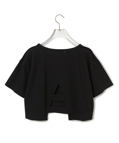 CAROLINA GLASER（カロリナ グレイサー）の「CAROLINA GLASER / バックオープンカットソー（Tシャツ/カットソー・レディース・ホワイト/ブラック・ONE SIZE）」の18枚目の写真