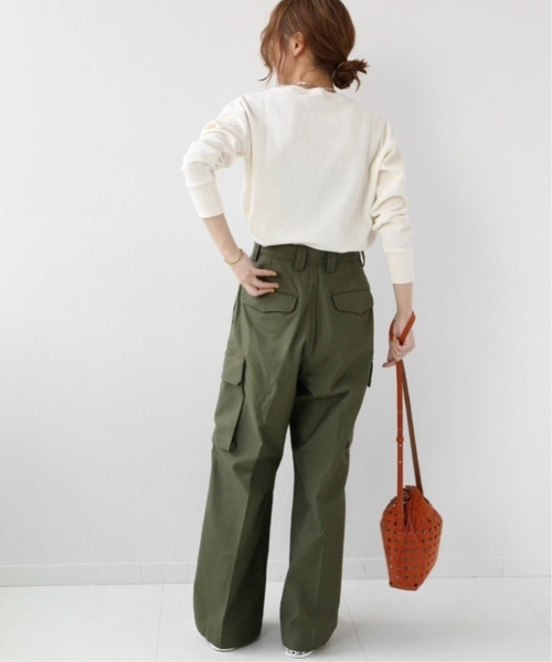 JOURNAL STANDARD relume（ジャーナルスタンダード　レリューム）の「《追加7》TCワッフルロングスリーブTシャツ（Tシャツ/カットソー・レディース・ブラック/ホワイト/チャコールグレー/オートミール・FREE）」の19枚目の写真