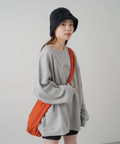 Kastane（カスタネ）の「【軽撥水ver/WEB限定カラー/A4対応/PC対応】ナイロンショルダーBAG（ショルダーバッグ・レディース・サックスブルー/オレンジ/ブラック/アイボリー/イエロー・FREE）」の16枚目の写真