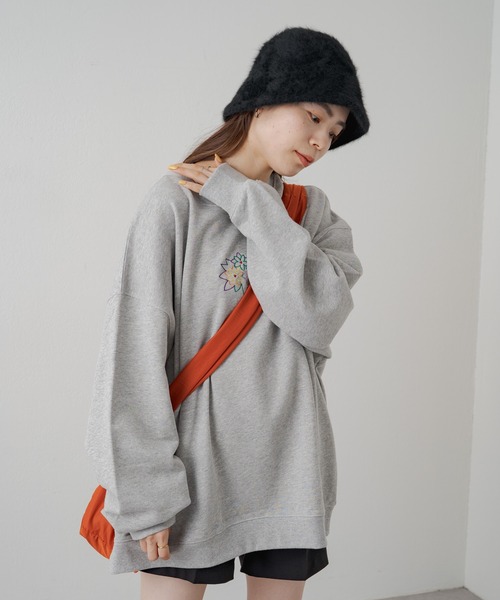 Kastane（カスタネ）の「【軽撥水ver/WEB限定カラー/A4対応/PC対応】ナイロンショルダーBAG（ショルダーバッグ・レディース・サックスブルー/オレンジ/ブラック/アイボリー/イエロー・FREE）」の15枚目の写真