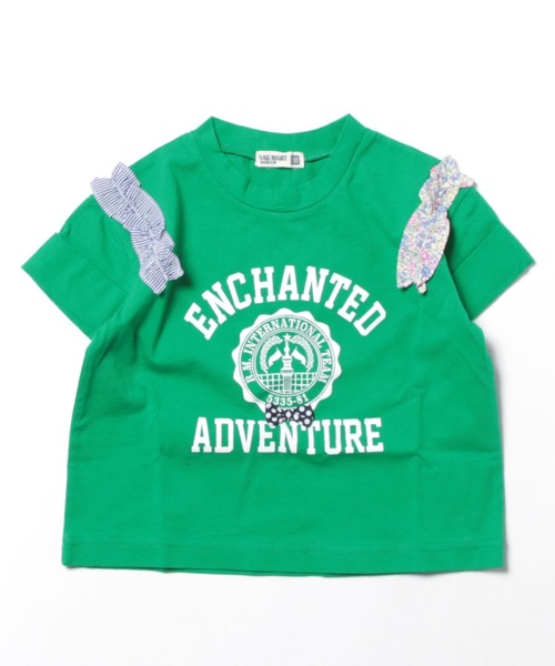 RAGMART(ラグマート)の「プリントTシャツ(Tシャツ/カットソー・キッズ・グリーン/ピンク/オフホワイト・100cm/110cm/120cm/130cm)」の15枚目の写真
