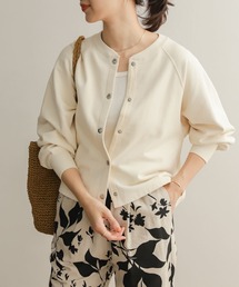 URBAN RESEARCH DOORS | コットンスウェットラグランショートカーディガン(カーディガン/ボレロ)