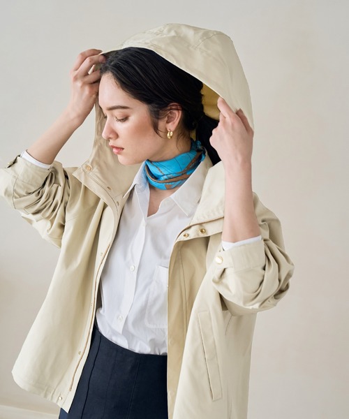 NANGA フード付きマウンテンパーカー ベージュ S NANGA フード付きマウンテンパーカー ベージュ S NANGA フード付き