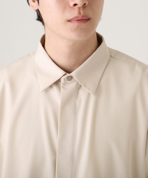 tk.TAKEO KIKUCHI(ティーケータケオキクチ)の「◆インバーテッドスリーブバックボタンシャツ(シャツ/ブラウス・メンズ・ブルー系3/ナチュラル/ブラック/ブラック系3・66/88)」の8枚目の写真