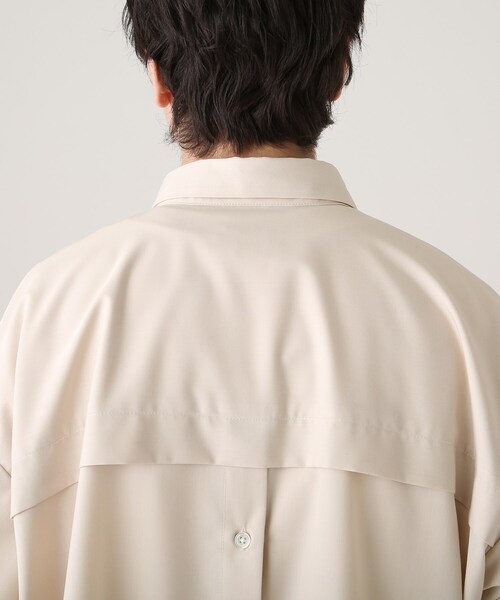 tk.TAKEO KIKUCHI(ティーケータケオキクチ)の「◆インバーテッドスリーブバックボタンシャツ(シャツ/ブラウス・メンズ・ブルー系3/ナチュラル/ブラック/ブラック系3・66/88)」の13枚目の写真