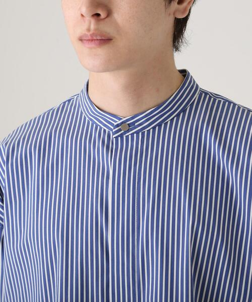 tk.TAKEO KIKUCHI(ティーケータケオキクチ)の「◆インバーテッドスリーブバックボタンシャツ(シャツ/ブラウス・メンズ・ブルー系3/ナチュラル/ブラック/ブラック系3・66/88)」の22枚目の写真