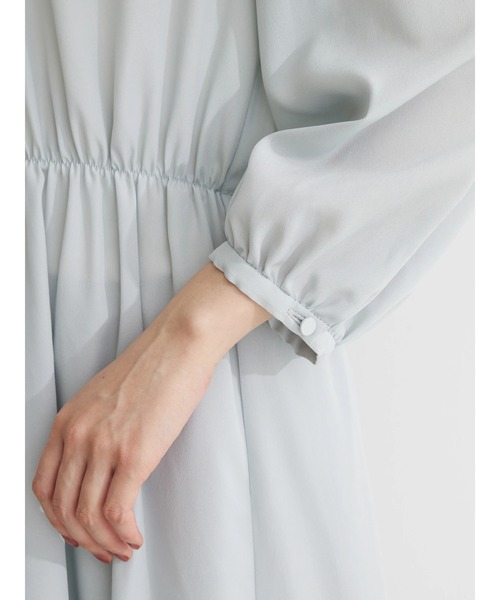 Green　Parks（グリーンパークス）の「ef-de　モックネックワンピース（ワンピース・レディース・ブラック/ミント・M/L）」の18枚目の写真