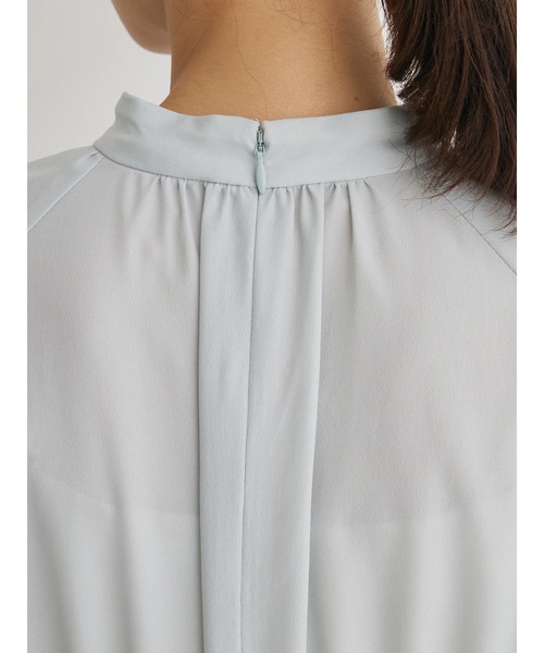 Green　Parks（グリーンパークス）の「ef-de　モックネックワンピース（ワンピース・レディース・ブラック/ミント・M/L）」の19枚目の写真