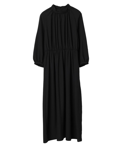 Green　Parks（グリーンパークス）の「ef-de　モックネックワンピース（ワンピース・レディース・ブラック/ミント・M/L）」の9枚目の写真