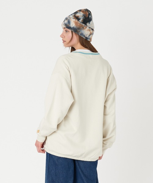 Levi's(リーバイス)の「Levi's/リーバイス GOLD TAB(TM) スウェットシャツ カーディガン ホワイト EGRET(カーディガン/ボレロ・レディース・グリーン・S/M/XS)」の10枚目の写真