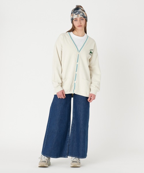 Levi's(リーバイス)の「Levi's/リーバイス GOLD TAB(TM) スウェットシャツ カーディガン ホワイト EGRET(カーディガン/ボレロ・レディース・グリーン・S/M/XS)」の11枚目の写真