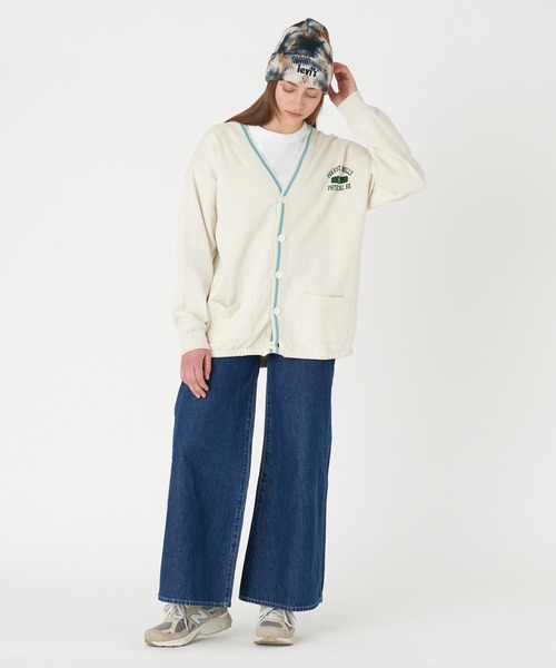 Levi's(リーバイス)の「Levi's/リーバイス GOLD TAB(TM) スウェットシャツ カーディガン ホワイト EGRET(カーディガン/ボレロ・レディース・グリーン・S/M/XS)」の13枚目の写真