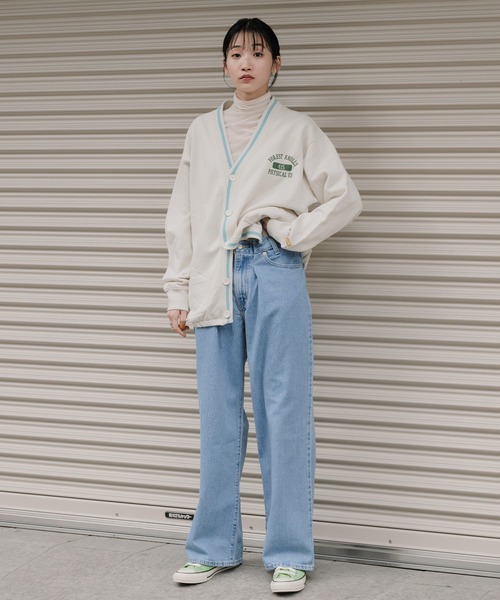 Levi's(リーバイス)の「Levi's/リーバイス GOLD TAB(TM) スウェットシャツ カーディガン ホワイト EGRET(カーディガン/ボレロ・レディース・グリーン・S/M/XS)」の5枚目の写真