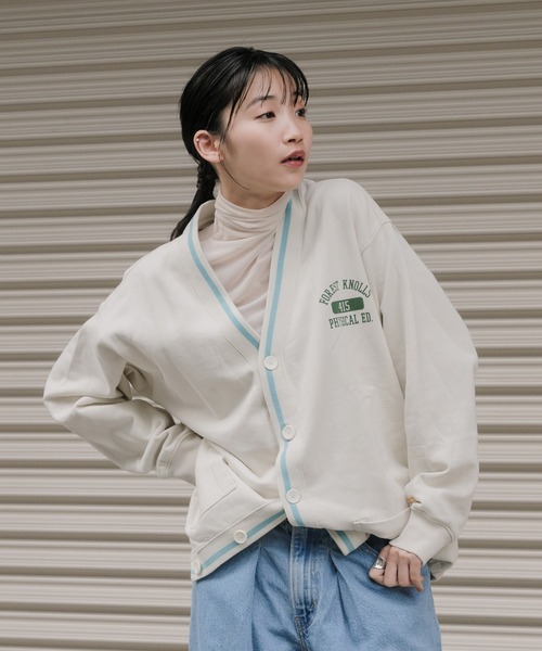 Levi's(リーバイス)の「Levi's/リーバイス GOLD TAB(TM) スウェットシャツ カーディガン ホワイト EGRET(カーディガン/ボレロ・レディース・グリーン・S/M/XS)」の8枚目の写真
