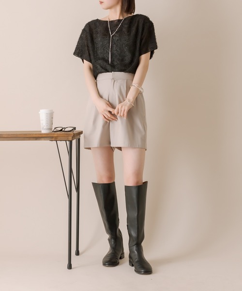 mline（エムライン）の「[mline]フリンジプルオーバー（Tシャツ/カットソー・レディース・オフホワイト/アイボリー/ブラック・FREE）」の20枚目の写真