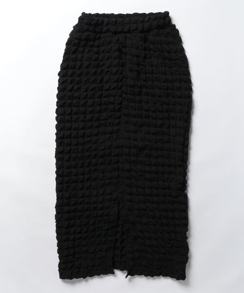 TRUNC(トランクエイティーエイト)の「Popcorn Straight Skirt(スカート・レディース・マスタード/ブラック・FREE)」の11枚目の写真