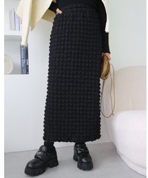 TRUNC | Popcorn Straight Skirt(スカート)