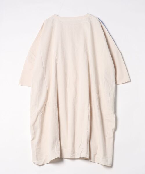 sandy（サンディー）の「【sandy】スプリングプリントスクエアビッグワンピース（ワンピース・レディース・カーキ/キナリ・FREE）」の3枚目の写真