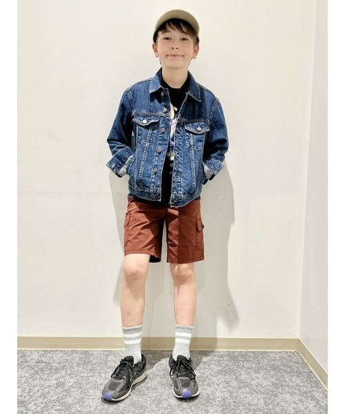 GAP（ギャップ）の「アイコン デニムジャケット (キッズ)（デニムジャケット・キッズ・インディゴブルー・120cm/140cm/150cm/160cm/130cm）」の6枚目の写真
