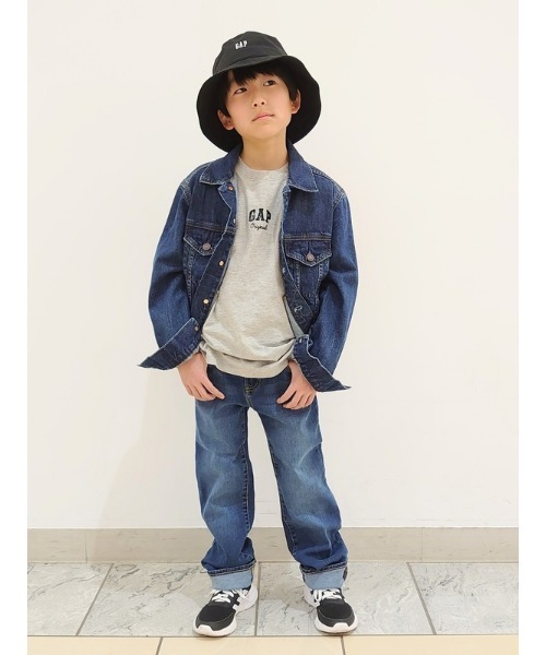 GAP（ギャップ）の「アイコン デニムジャケット (キッズ)（デニムジャケット・キッズ・インディゴブルー・120cm/140cm/150cm/160cm/130cm）」の10枚目の写真