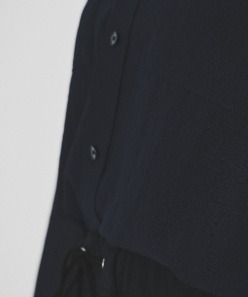 cloenc（クロエンス）の「◆スリットスリーブシアーシャツ（シャツ/ブラウス・レディース・ネイビー/ホワイト・00）」の9枚目の写真