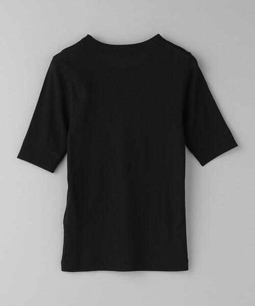 BEAUTY&YOUTH UNITED ARROWS（ビューティーアンドユースユナイテッドアローズ）の「ポリエステル コンパクト Tシャツ（Tシャツ/カットソー・レディース・ブラック/オフホワイト/イエロー・FREE）」の18枚目の写真