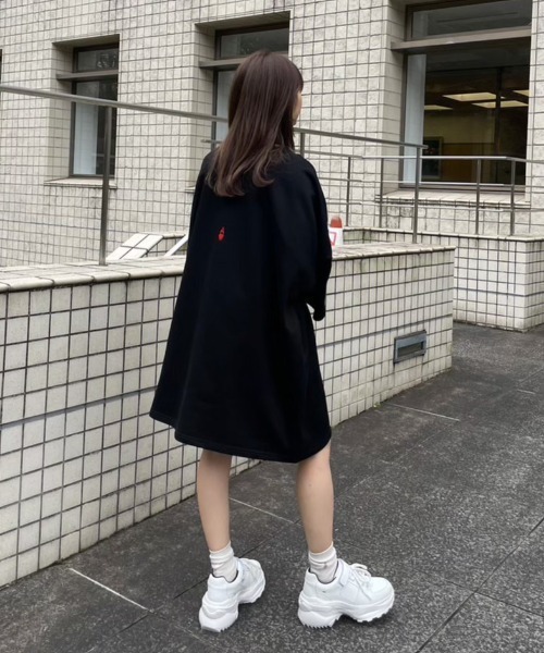 AMAIL(アマイル)の「AM avarage cloth(Tシャツ/カットソー・レディース・ブラック/ピンク/ホワイト・FREE)」の3枚目の写真