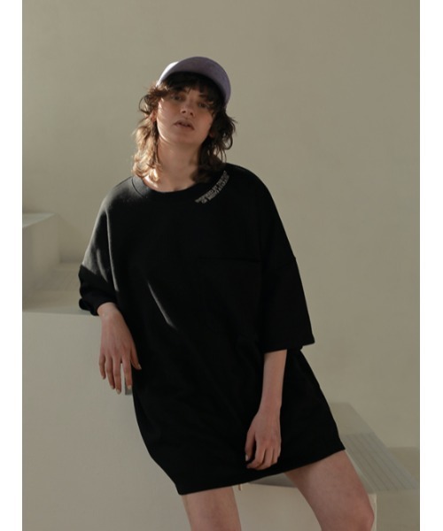 AMAIL(アマイル)の「AM avarage cloth(Tシャツ/カットソー・レディース・ブラック/ピンク/ホワイト・FREE)」の8枚目の写真