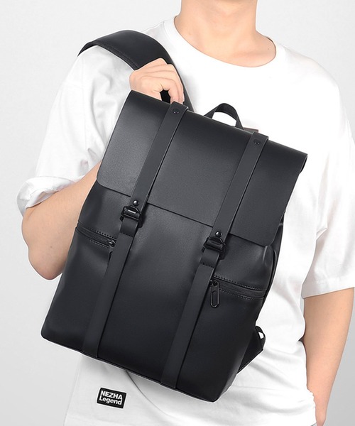 STYLEBLOCK(スタイルブロック)の「デイリーバックパック(バックパック/リュック・メンズ・ライトグレー/ブラウン/ブラック・FREE)」の2枚目の写真