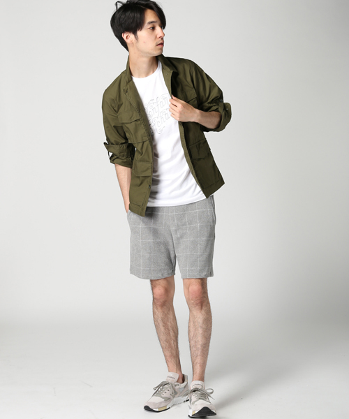 EDIFICE（エディフィス）の「◇ウインドペンパイルショーツ（その他パンツ・メンズ・ブラックミックス/チャコールグレー/ネイビー・46/48/44）」の18枚目の写真