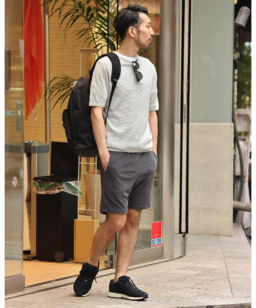 EDIFICE（エディフィス）の「◇ウインドペンパイルショーツ（その他パンツ・メンズ・ブラックミックス/チャコールグレー/ネイビー・46/48/44）」の20枚目の写真