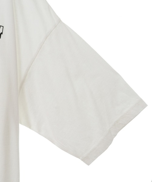 Candy Stripper（キャンディストリッパー）の「CAN'T STOP!! BIG Tシャツ（Tシャツ/カットソー・レディース・オフホワイト/ブラック/ライトピンク/ライトブルー・2）」の5枚目の写真