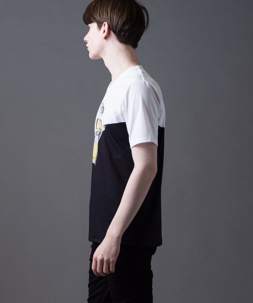Buffalo Bobs(バッファローボブズ)の「CHOP(チョップ) Vネック 香水プリント Tシャツ(Tシャツ/カットソー・メンズ・ホワイト・1-2/2-3/3-4)」の5枚目の写真