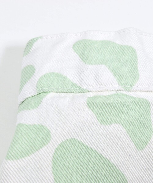 ZIDDY（ジディ）の「ホルスタイン柄コットンラップスカパン(130~160cm)（スカート・キッズ・グリーン/グレー・150/130/140/160）」の16枚目の写真