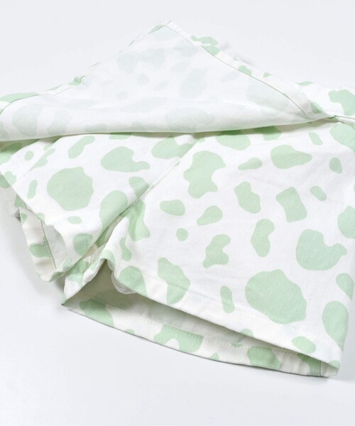 ZIDDY（ジディ）の「ホルスタイン柄コットンラップスカパン(130~160cm)（スカート・キッズ・グリーン/グレー・150/130/140/160）」の17枚目の写真
