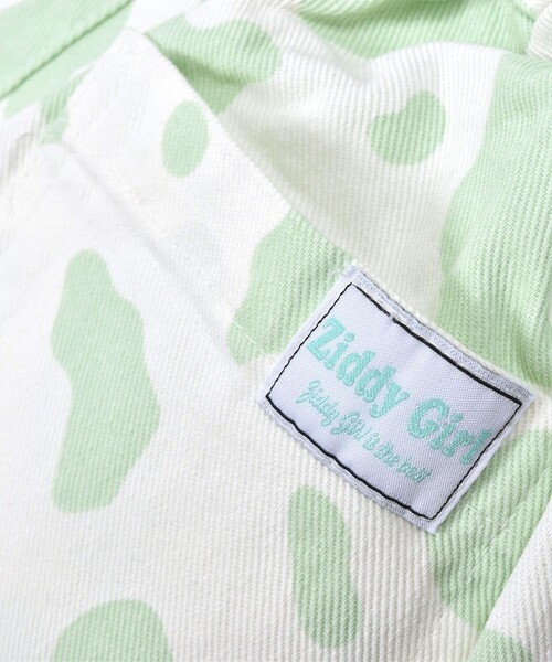 ZIDDY（ジディ）の「ホルスタイン柄コットンラップスカパン(130~160cm)（スカート・キッズ・グリーン/グレー・150/130/140/160）」の19枚目の写真