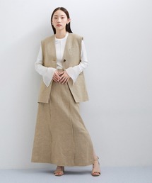 【美品】アダムエロペ キャンバスリネンジレ トップス ベスト ジレ ADAM ET ROPE'｜リネンジレ | Rakuten Fashion(楽天ファッション