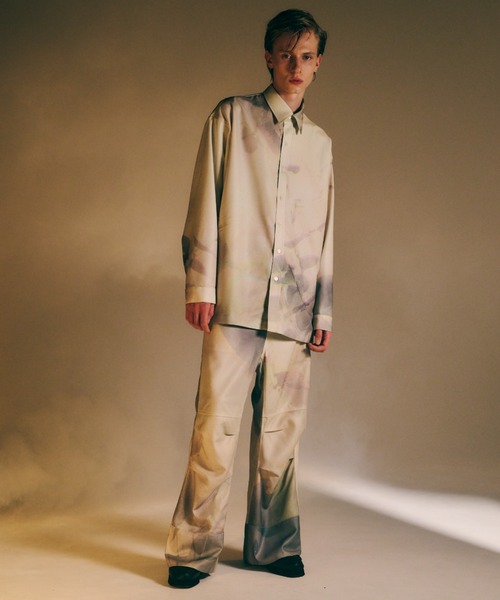 Wizzard(ウィザード)の「wizzard/ウィザード/PRINT CARGO PANTS "Your atomospheric colour atlas"(カーゴパンツ・メンズ・ホワイト/ネイビー/グリーン・3/0/1/2)」の22枚目の写真