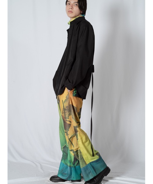 Wizzard(ウィザード)の「wizzard/ウィザード/PRINT CARGO PANTS "Your atomospheric colour atlas"(カーゴパンツ・メンズ・ホワイト/ネイビー/グリーン・3/0/1/2)」の11枚目の写真