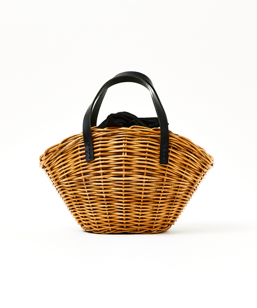 Rouge vif（ルージュヴィフ）の「【BAGMATI/バグマティ】レザーカゴバッグ（かごバッグ・レディース・ブラック・フリー）」の7枚目の写真