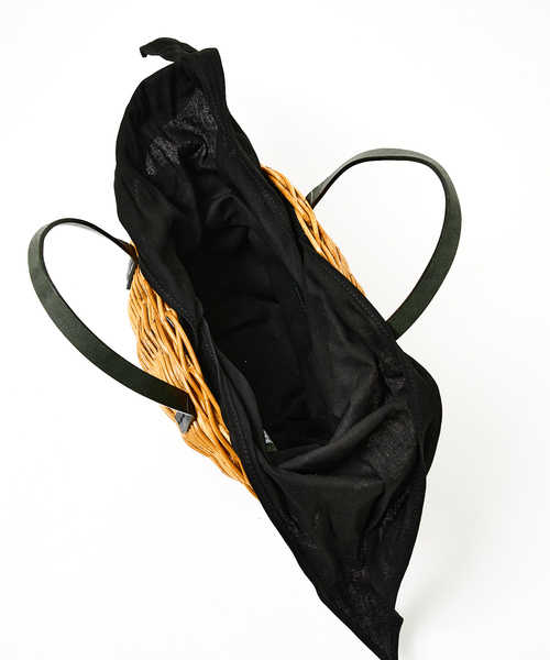 Rouge vif（ルージュヴィフ）の「【BAGMATI/バグマティ】レザーカゴバッグ（かごバッグ・レディース・ブラック・フリー）」の8枚目の写真