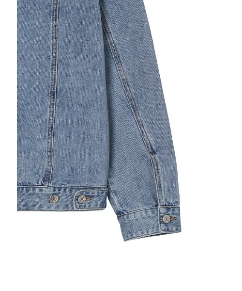 Guess（ゲス）の「Discharge Painting Denim Jacket（デニムジャケット・メンズ・インディゴブルー・MEDIUM/LARGE/X-LARGE）」の15枚目の写真