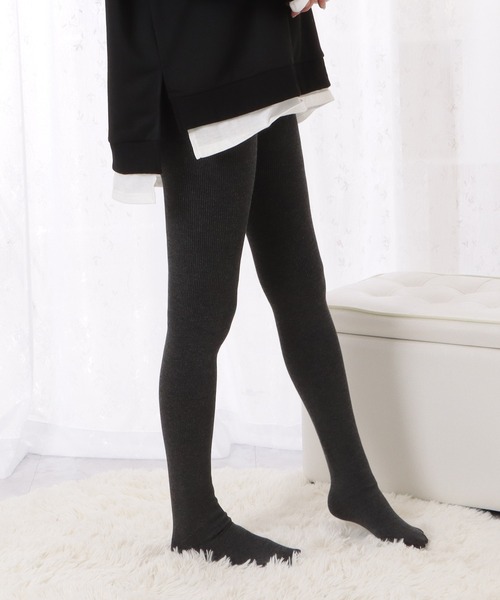 セール】あったか保温ニット9分丈タイツ・トレンカ（レギンス/スパッツ